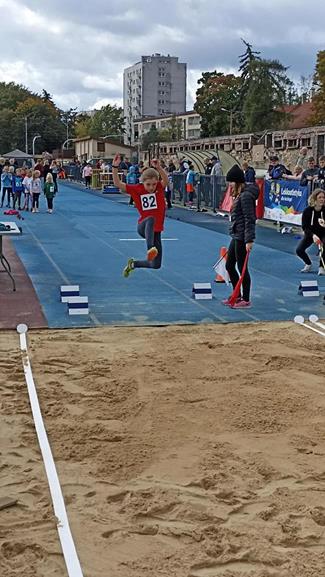 Mistrzostwa Woj. Małopolskiego w Lekkiej Atletyce U10, U12 i U14 Wawel Kraków 02.10.2022r.